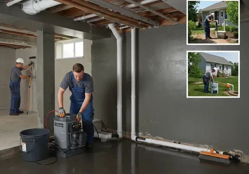 Basement Waterproofing and Flood Prevention process in Chouteau, OK